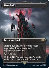 Barad-dur (0340) (Borderless) - Universes Beyond: The Lord of the Rings: Tales of Middle-earth - Magic: The Gathering card