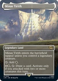 Minas Tirith (0341) (Borderless) - Universes Beyond: The Lord of the Rings: Tales of Middle-earth - Magic: The Gathering card