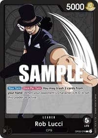 Rob Lucci (076) - Pillars of Strength - One Piece Card Game card