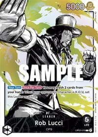 Rob Lucci (076) (Alternate Art) - Pillars of Strength - One Piece Card Game card