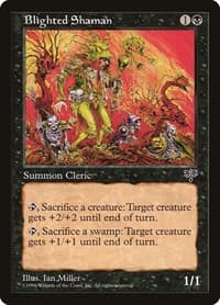 Blighted Shaman - Mirage - Magic: The Gathering card