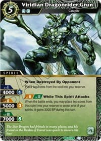 Viridian Dragonrider Grun - Starter Deck 05: Verdant Wings - Battle Spirits Saga card