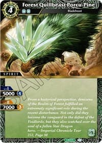 Forest Quillbeast Porcu-Pine - Starter Deck 05: Verdant Wings - Battle Spirits Saga card