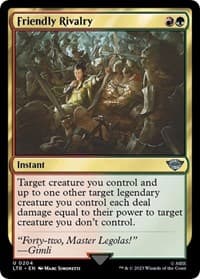 Friendly Rivalry - Universes Beyond: The Lord of the Rings: Tales of Middle-earth - Magic: The Gathering card