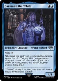 Saruman the White - Universes Beyond: The Lord of the Rings: Tales of Middle-earth - Magic: The Gathering card