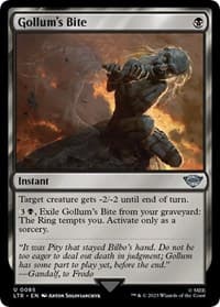 Gollum's Bite - Universes Beyond: The Lord of the Rings: Tales of Middle-earth - Magic: The Gathering card