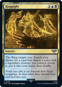 Ringsight - Universes Beyond: The Lord of the Rings: Tales of Middle-earth - Magic: The Gathering card