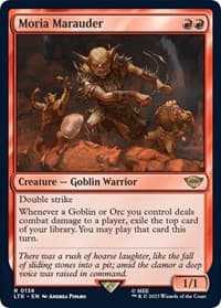 Moria Marauder - Universes Beyond: The Lord of the Rings: Tales of Middle-earth - Magic: The Gathering card