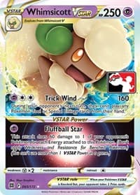 Whimsicott VSTAR - Prize Pack Series Cards - Pokemon card