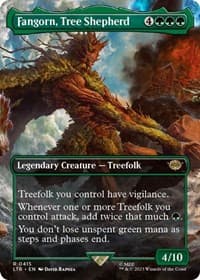 Fangorn, Tree Shepherd (Borderless) - Universes Beyond: The Lord of the Rings: Tales of Middle-earth - Magic: The Gathering card