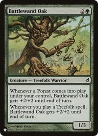 Battlewand Oak - The List Reprints - Magic: The Gathering card
