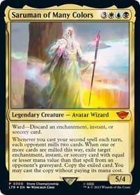 Saruman of Many Colors - Game Day & Store Championship Promos - Magic: The Gathering card