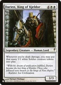 Darien, King of Kjeldor - The List Reprints - Magic: The Gathering card