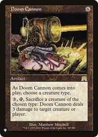 Doom Cannon - The List Reprints - Magic: The Gathering card