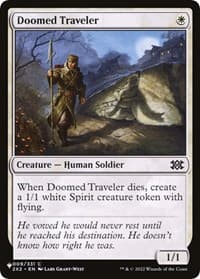 Doomed Traveler (2X2) - The List Reprints - Magic: The Gathering card