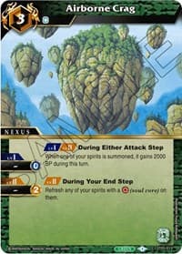 Airborne Crag - Starter Deck 05: Verdant Wings - Battle Spirits Saga card