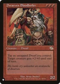 Dwarven Bloodboiler - The List Reprints - Magic: The Gathering card