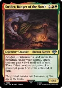 Strider, Ranger of the North - Universes Beyond: The Lord of the Rings: Tales of Middle-earth - Magic: The Gathering card
