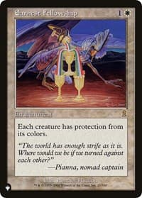 Earnest Fellowship - The List Reprints - Magic: The Gathering card