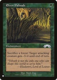 Elven Palisade - The List Reprints - Magic: The Gathering card