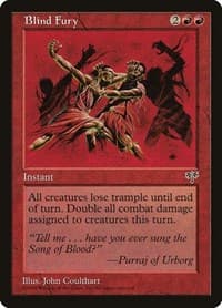 Blind Fury - Mirage - Magic: The Gathering card
