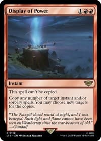 Display of Power - Universes Beyond: The Lord of the Rings: Tales of Middle-earth - Magic: The Gathering card