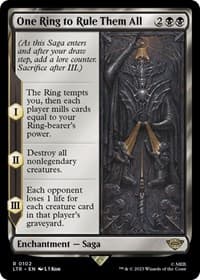 One Ring to Rule Them All - Universes Beyond: The Lord of the Rings: Tales of Middle-earth - Magic: The Gathering card
