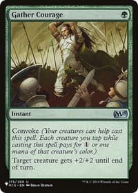 Gather Courage - The List Reprints - Magic: The Gathering card