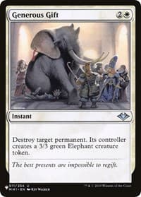Generous Gift - The List Reprints - Magic: The Gathering card