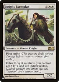 Knight Exemplar (M11) - The List Reprints - Magic: The Gathering card