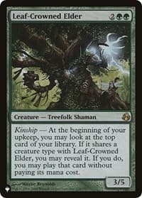 Leaf-Crowned Elder - The List Reprints - Magic: The Gathering card