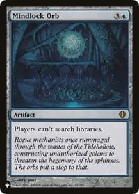 Mindlock Orb - The List Reprints - Magic: The Gathering card