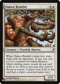 Oaken Brawler - The List Reprints - Magic: The Gathering card