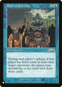 Oath of Scholars - The List Reprints - Magic: The Gathering card
