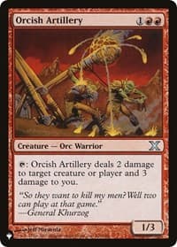 Orcish Artillery - The List Reprints - Magic: The Gathering card