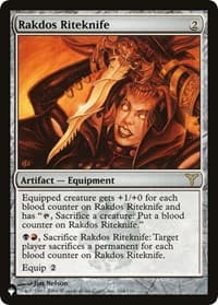 Rakdos Riteknife - The List Reprints - Magic: The Gathering card