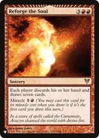 Reforge the Soul - The List Reprints - Magic: The Gathering card