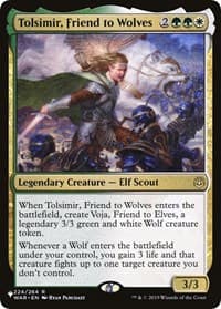 Tolsimir, Friend to Wolves - The List Reprints - Magic: The Gathering card