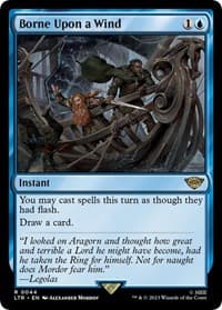 Borne Upon a Wind - Universes Beyond: The Lord of the Rings: Tales of Middle-earth - Magic: The Gathering card