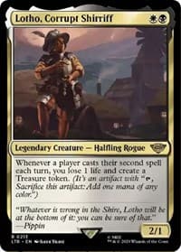 Lotho, Corrupt Shirriff - Universes Beyond: The Lord of the Rings: Tales of Middle-earth - Magic: The Gathering card