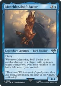 Meneldor, Swift Savior - Universes Beyond: The Lord of the Rings: Tales of Middle-earth - Magic: The Gathering card