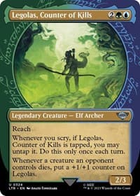 Legolas, Counter of Kills (Showcase) - Universes Beyond: The Lord of the Rings: Tales of Middle-earth - Magic: The Gathering card