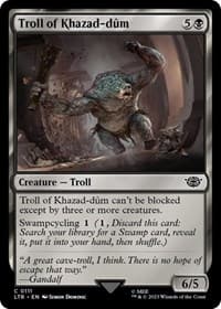 Troll of Khazad-dum - Universes Beyond: The Lord of the Rings: Tales of Middle-earth - Magic: The Gathering card