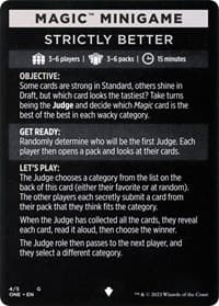 Magic Minigame: Strictly Better - Phyrexia: All Will Be One - Magic: The Gathering card
