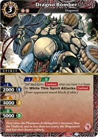 Dragno Bomber - False Gods - Battle Spirits Saga card