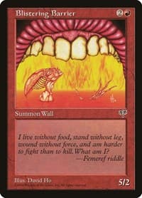 Blistering Barrier - Mirage - Magic: The Gathering card