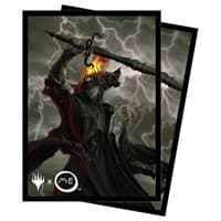 The Lord of the Rings: Tales of Middle-earth Sauron (V1) Standard Deck Protector sleeves for Magic (100-pack) - Ultra Pro Card Sleeves - Card Sleeves card