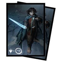 The Lord of the Rings: Tales of Middle-earth Frodo (V1) Standard Deck Protector sleeves for Magic (100-pack) - Ultra Pro Card Sleeves - Card Sleeves card