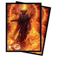 The Lord of the Rings: Tales of Middle-earth Sauron (V2) Standard Deck Protector sleeves for Magic (100-pack) - Ultra Pro Card Sleeves - Card Sleeves card