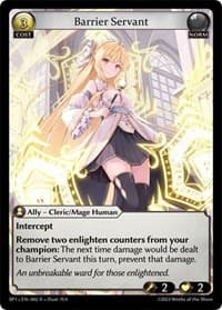 Barrier Servant - Supporter Pack 1 - Grand Archive TCG card